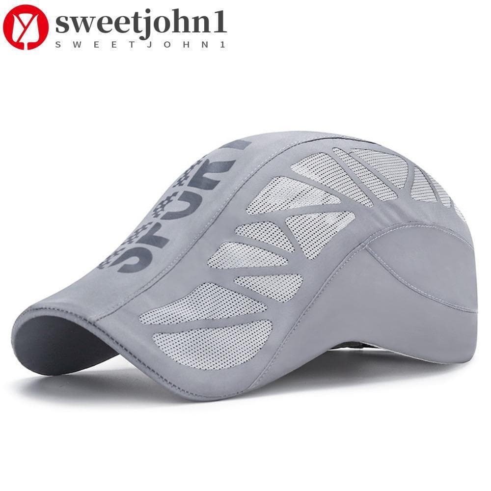 SWEETJOHN1 Boné Masculino Com Pico De Sol , Chapéu Protetor Solar De Malha De Secagem Rápida , Bonés De Beisebol Estampa