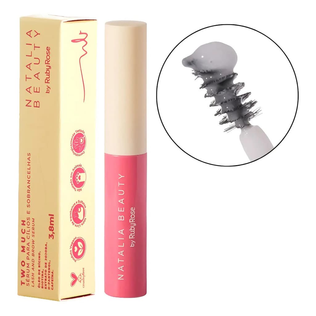 Sérum Cílios E Sobrancelhas Two Much Natalia Beauty Rubyrose