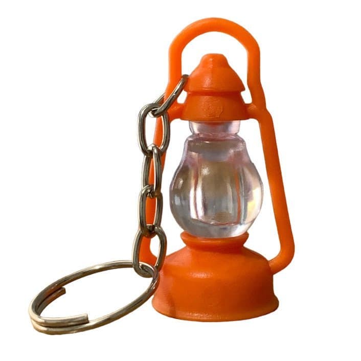 Chaveiro Lamparina Porta Óleo / Azeite - Kit 20 Unidades LARANJA