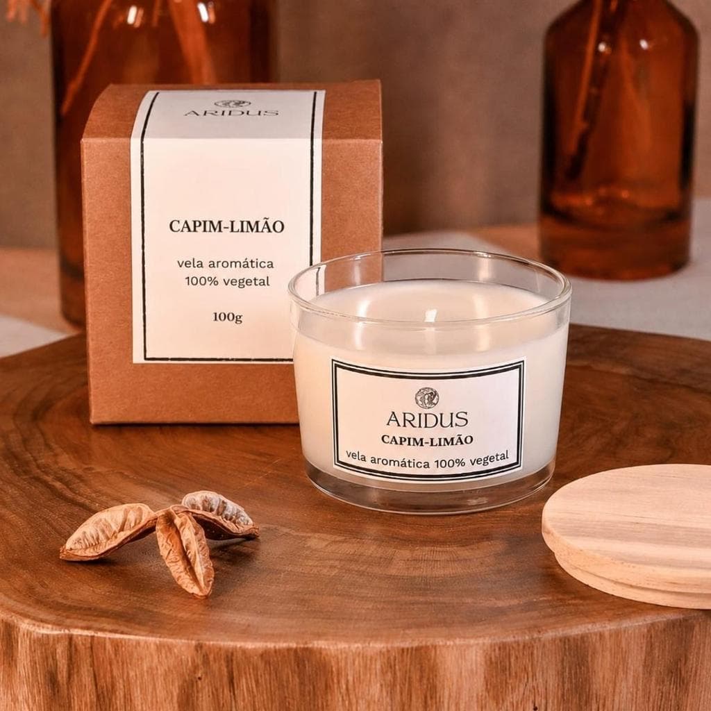 Vela Aromática - Capim-Limão - 100gr