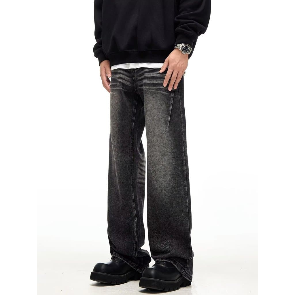 Principalmente recomendado Jeans japonês americano estilo High Street solto mais magro olhar All-Match em linha reta