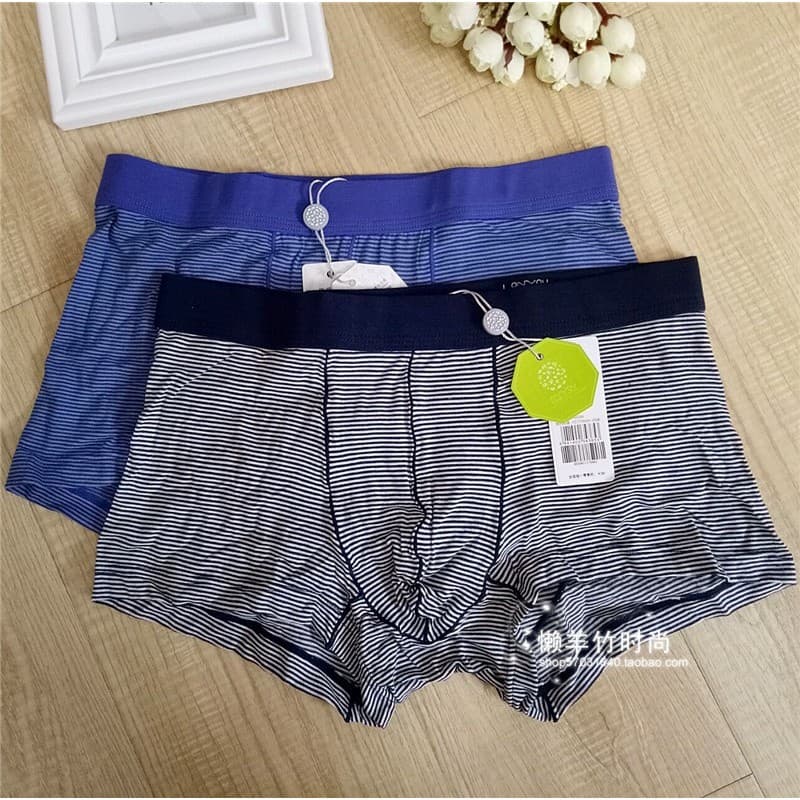 Orina Cueca Boxer Masculina De Fibra De Bambu Contador Genuíno NN017