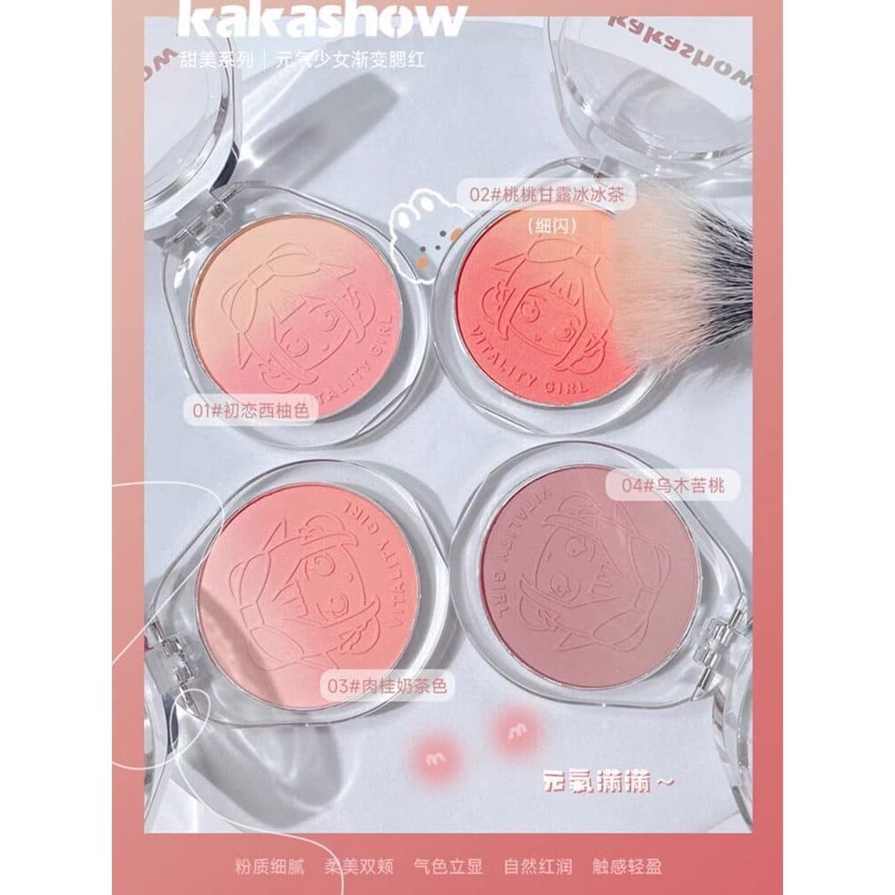 Gradiente Blush feminino alto brilho contorno paleta Natural Nude maquiagem iluminar pêssego fosco damasco expansão Rudd