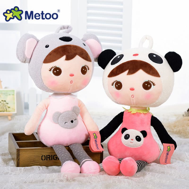 Boneca de Pelúcia Metoo Mini Encanta, Brinquedo Decorativo Fofo para Bebês, Chaveiro de Animal, Presente B21T