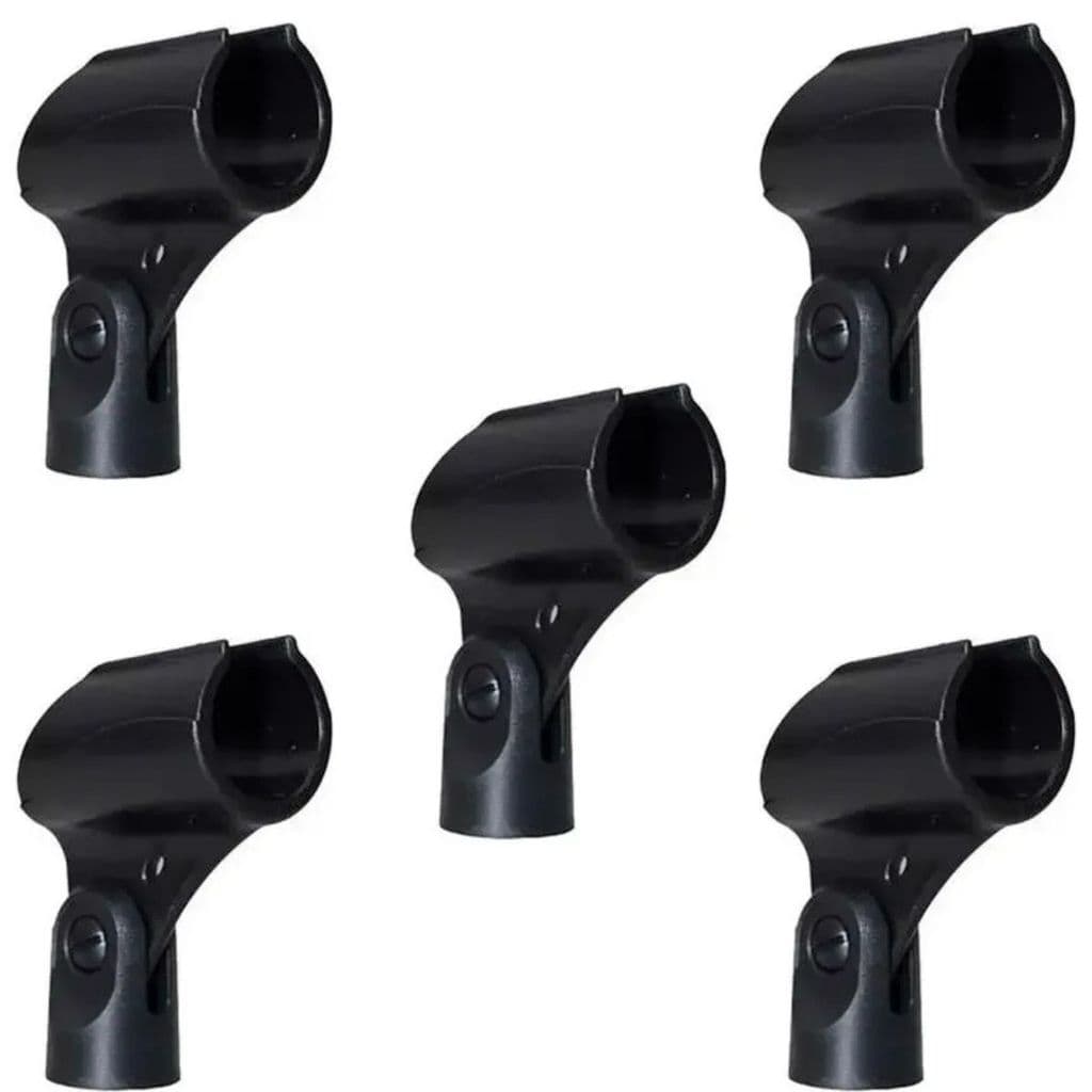 kit 5 Cachimbo Microfone Metal Rosca Padrão Pedestal