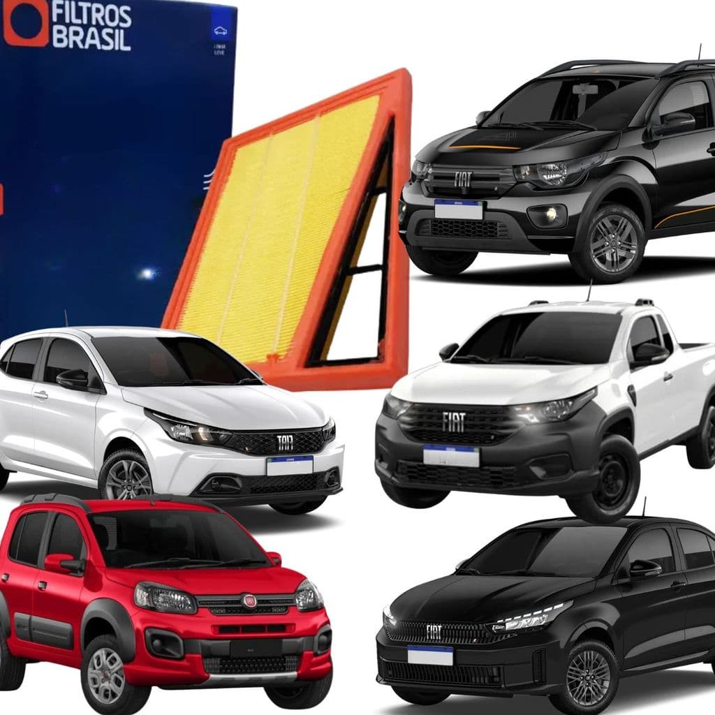 Filtro Ar 1.0 1.3 Firefly Fiat Argo / Cronos / Mobi / Strada / Uno 1.0 1.3 Firefly (Filtros Brasil EAFB247)