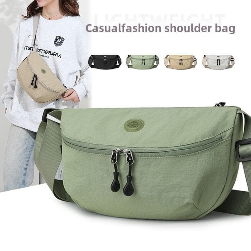 Bolsa de grande capacidade, modelo novo 2025, bolsa de ombro, bolsa casual para casal, bolsa de peito leve, bolsa de via