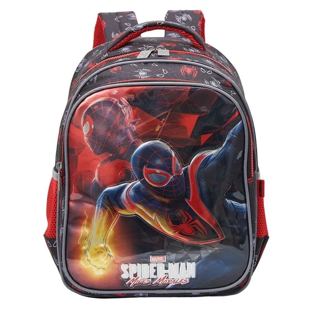Mochila Costas Infantil Escolar Creche Miles Morales Spider Xeryus 13363