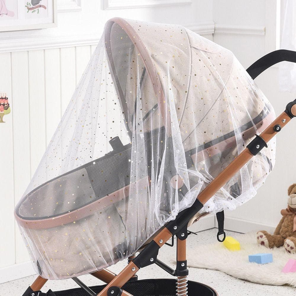 YONGWANG Rede Mosquiteira Para Bebês , Padrão De Margarida , Gaze , Anti-mosquito , Proteção UV , Suprimentos Atividades