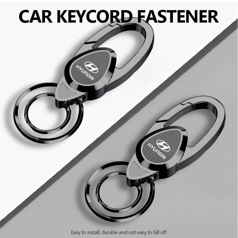 Chaveiro De Metal Com Emblema De Carro , Acessórios Decorativos Para Hyundai i10 i20 i30 i40 ix20 ix35 ix55 Nexo‌ IONIQ