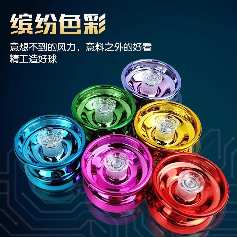 Yoyo estudantes do ensino fundamental crianças luminosa ioiô brinquedo andando vida sono rotação automática uu liga yoyo