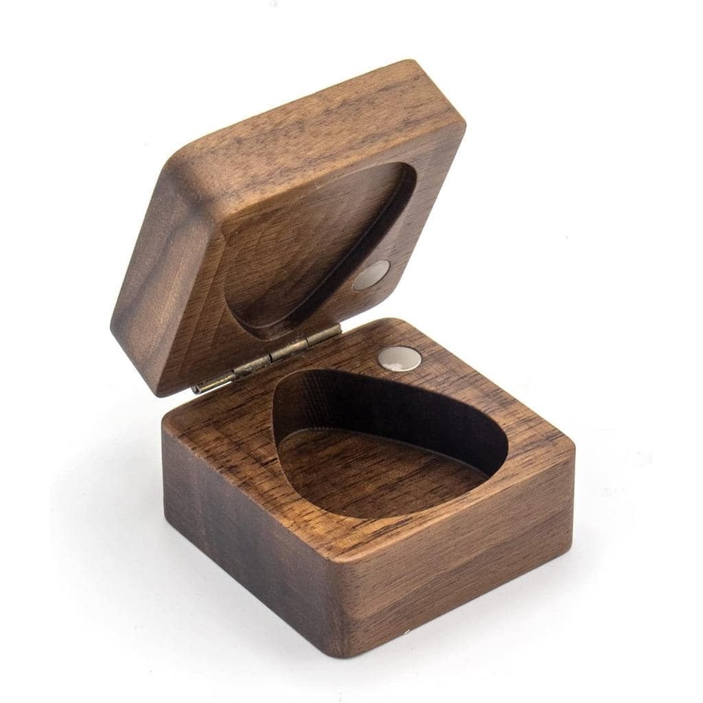 Estojo de Madeira para Palhetas de Guitarra, Porta-Palhetas Personalizado, Estojo para Palhetas de Guitarra para Músicos