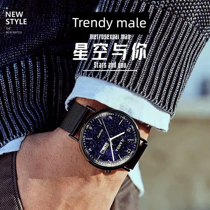 relogio masculino Relógio suíço feminino com calendário duplo ultrafino dez marcas