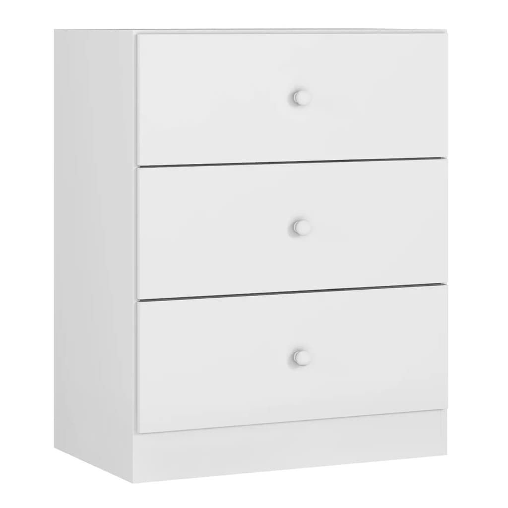 Cômoda Infantil Branca 3 Gavetas Design Atemporal Organização e Elegância para Cada Fase da Infância