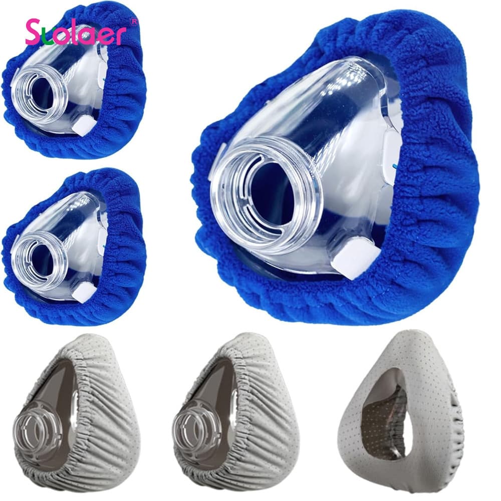 Forros De Máscara CPAP Compatíveis Com Almofadas Facial Completa Resmed F20 , Micro Lã Ultramacia