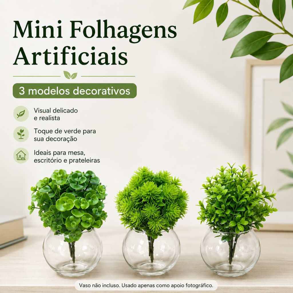 Arbusto Artificial Verde com Base/0051-0053