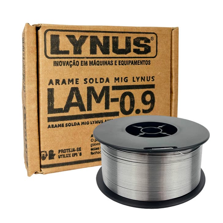 Arame para Solda MIG para Uso sem Gás 0.8mm 900 GRAMAS AWS E71T-GS Lynus LAM-09