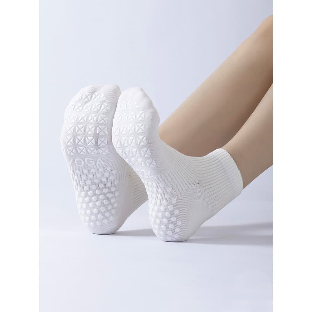 Outono inverno meias de yoga antiderrapante profissional feminino Pilates meias Indoor salto exercício treinamento meias