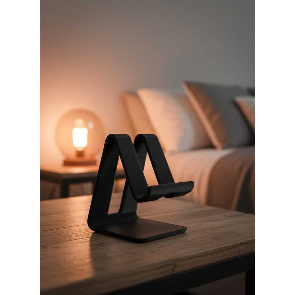 Porta celular Suporte de mesa universal para smartphone com design moderno minimalista