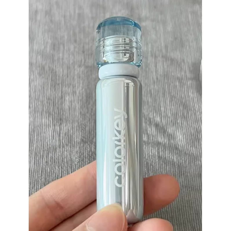 Colorkey pintura labial Kolaqi esmalte labial pequeno gelo diamante feminino lábio transparente copo antiaderente espelh