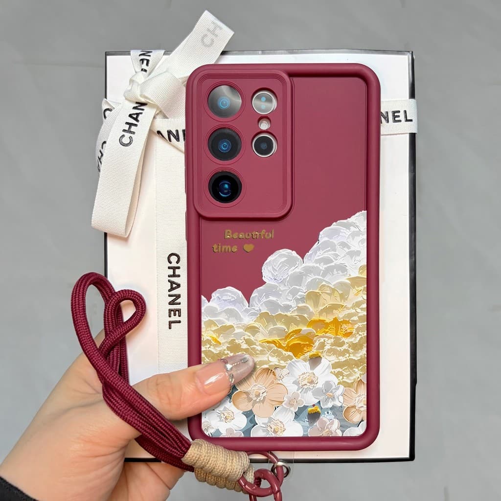 【6 Cores Sofisticadas】Capinha Samsung S26 Ultra TPU Anti Impacto Cute Proteção de Câmera S25 S24 A56 A55 A35 A25 #102