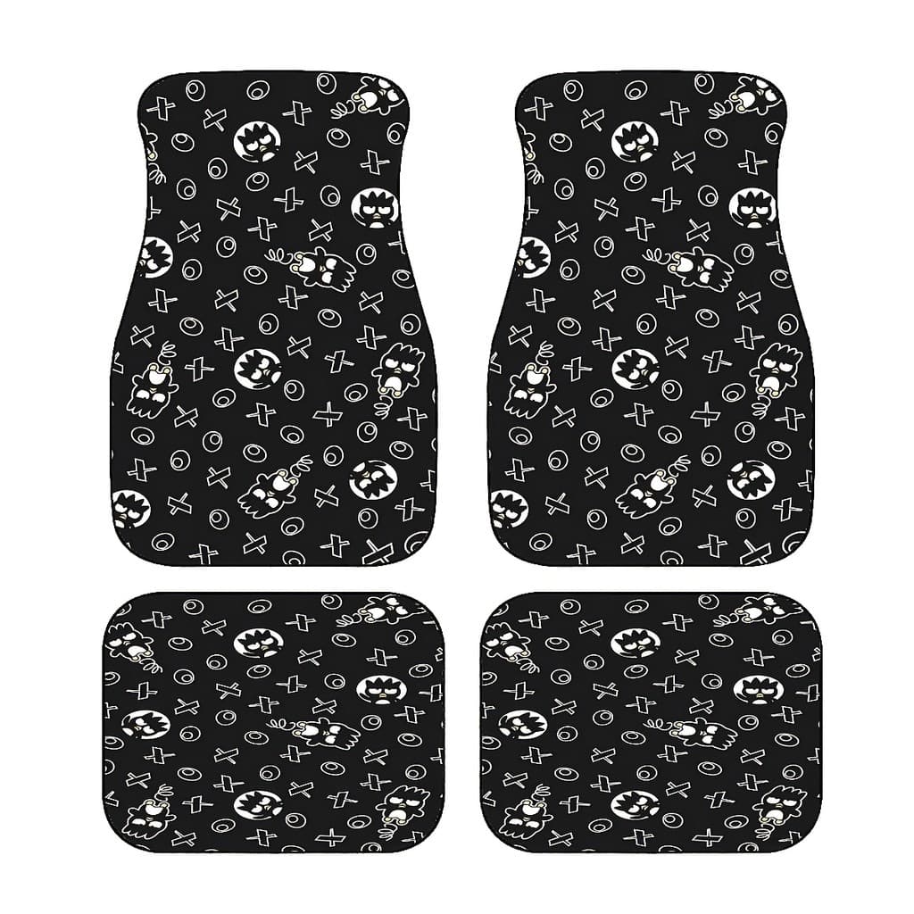 4 peças de tapetes de pés de carro estampados Cool Penguin Sanrio, tapetes de carro de Material durável antiderrapante,