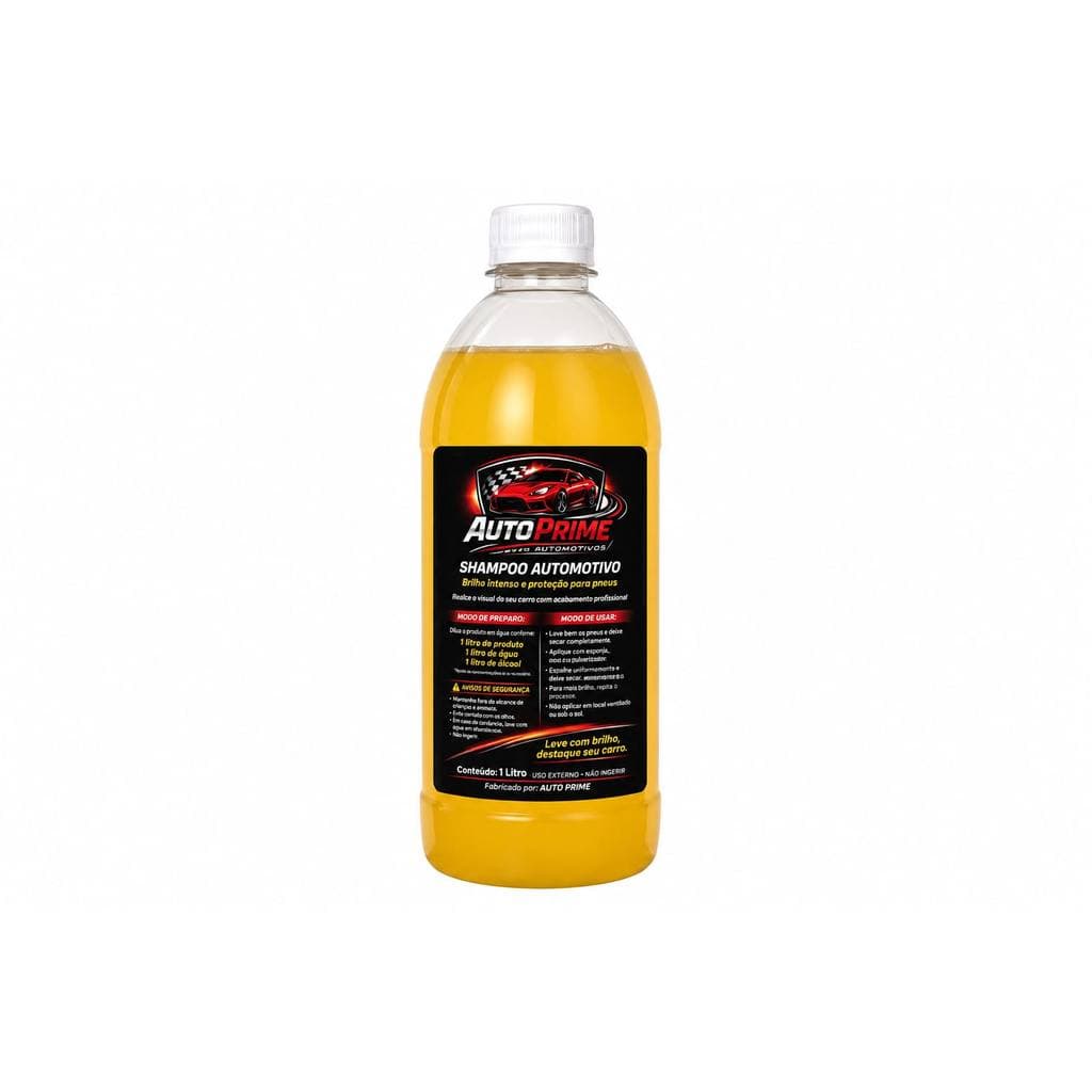 Shampoo Automotivo Autoprime 1 Litro Limpeza Profunda com Alto Rendimento