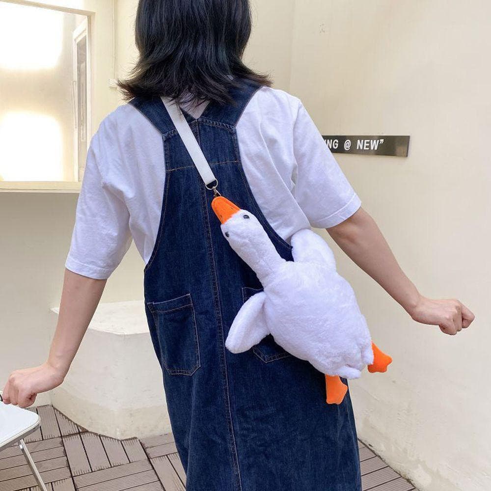Bolsa De Pelúcia KENTONSD Infantil Moda Algodão Poliéster Ganso Pato Menina Estilo Coreano