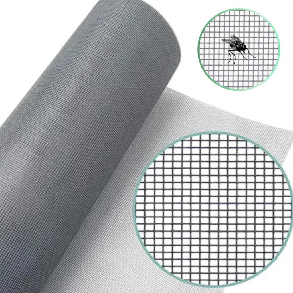 Rolo Tela Pet Anti Garras de Gato Fibra de Vidro 50m x 1,2m Cinza