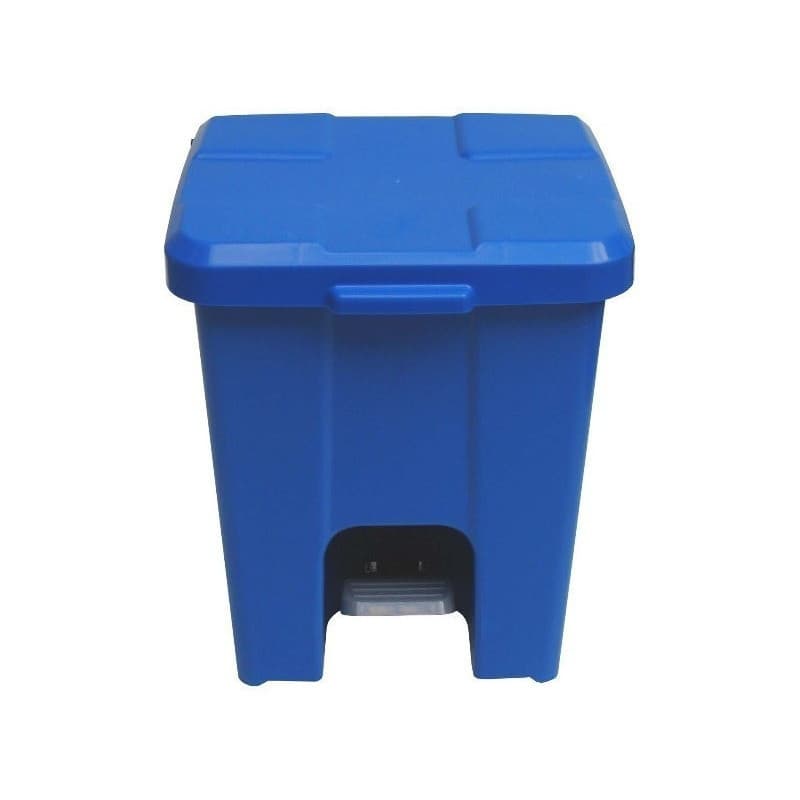Cesto Quadrado Pedal 15L Azul | 1/2/3 Un | Design Premium