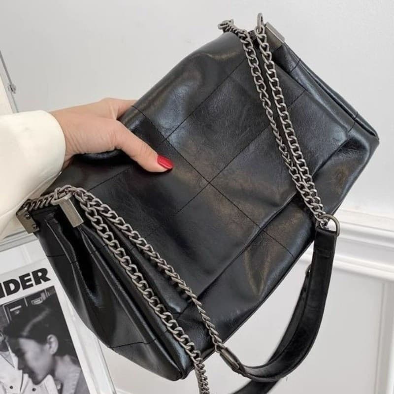 Novo Produto Estilo De Moda Feminina Grande Capacidade All-Match Influenciador Corrente Bolsa De Ombro Único