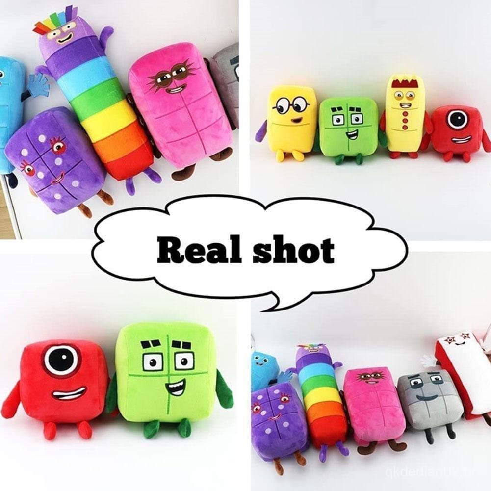 Numberblocks Boneca De Pelúcia Número Educacional Brinquedo Brinquedos Do Bebê Crianças Presente I5w6
