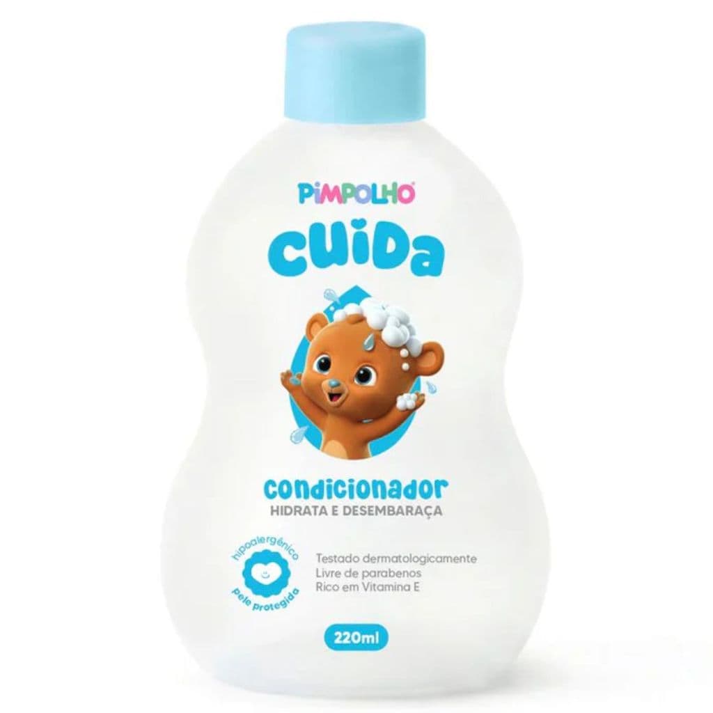 Condicionador Infantil Vitamina E Vegano 220ml Pimpolho