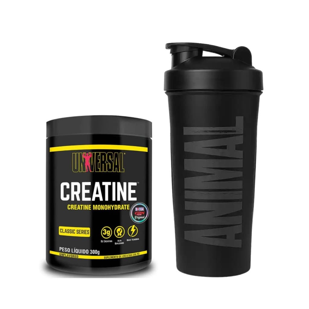 Creatina 300g Universal Nutrition com Coqueteleira