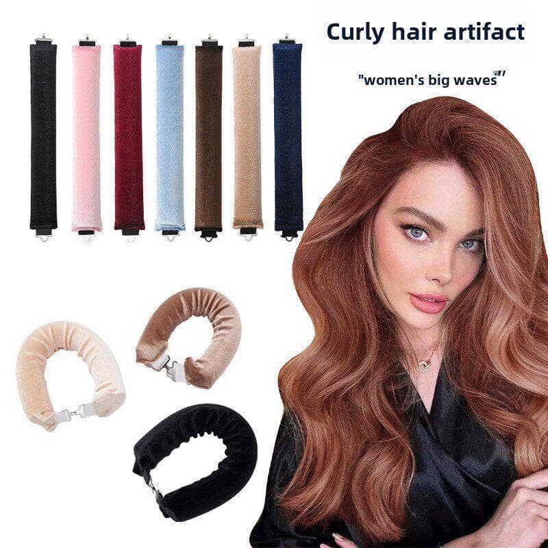 [Autêntico oficial] Esponja Curling Iron Preguiçoso Curling Hair Styling Ferramenta útil Não-Perm Descartável Curling Ta