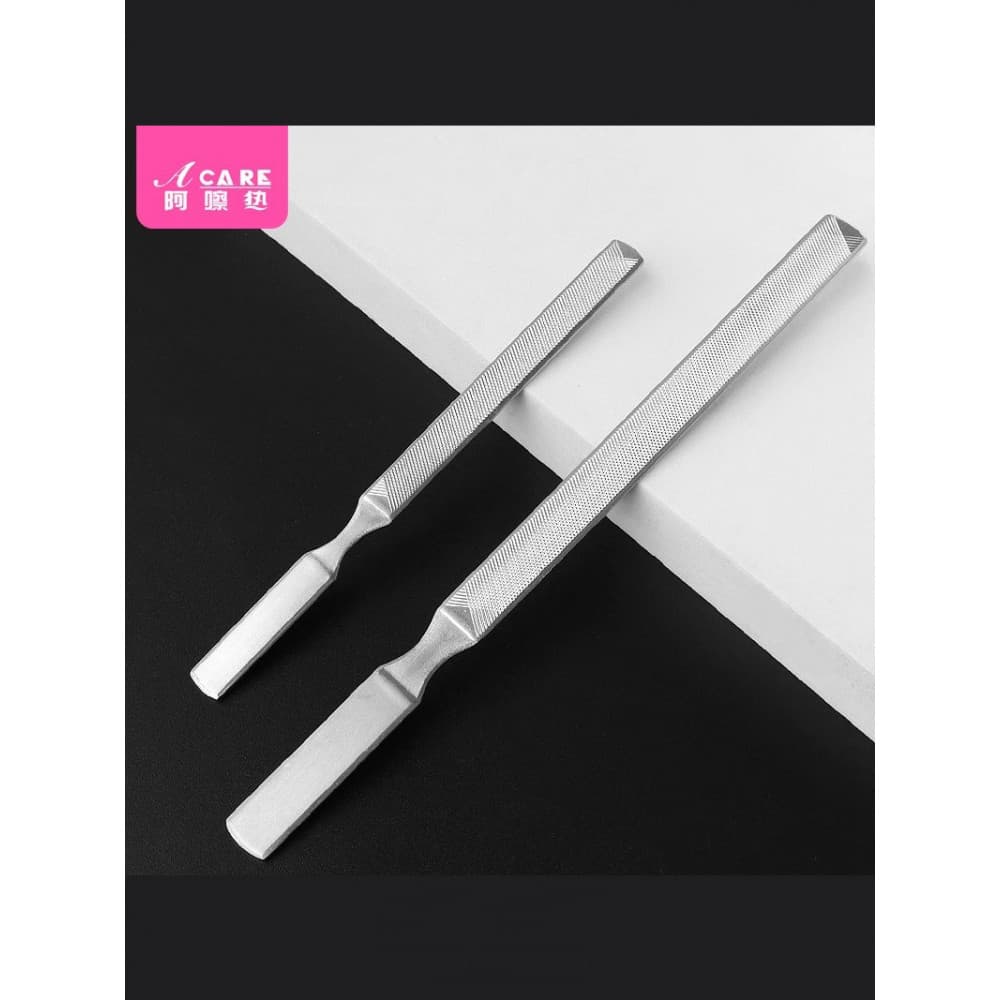 Arquivo de unhas/aço inoxidável D1P901-Fácil de usar ferramenta de Manicure reparação superfície do prego arquivo dupla