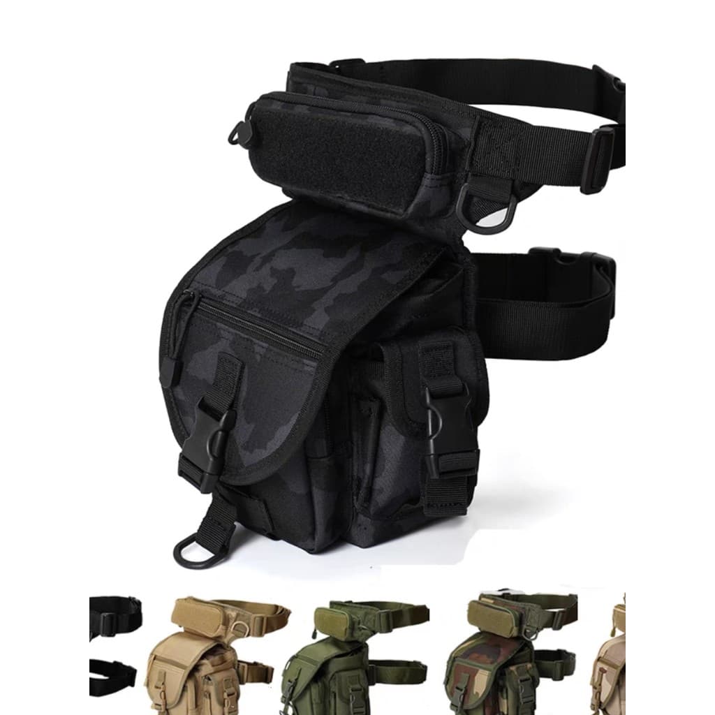 Bolsa de cintura masculina ciclismo esportes ao ar livre Fitness multifuncional perna saco cintura motocicleta equitação