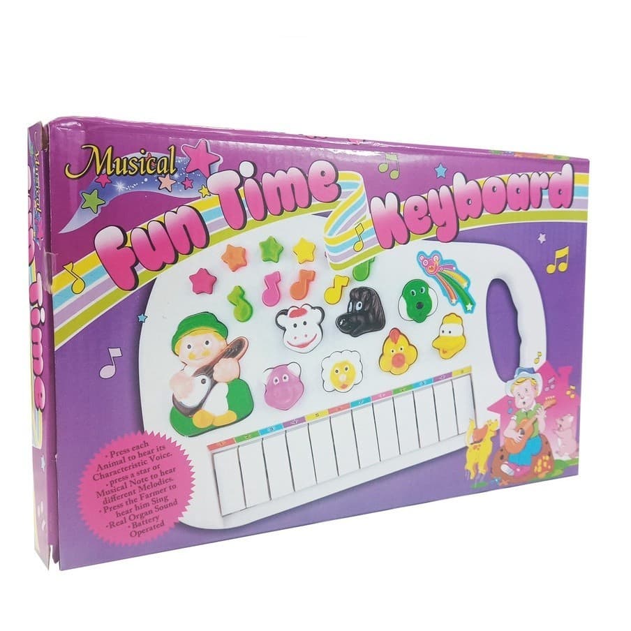 Piano Infantil com Teclado Musical Divertido Sons de Animais