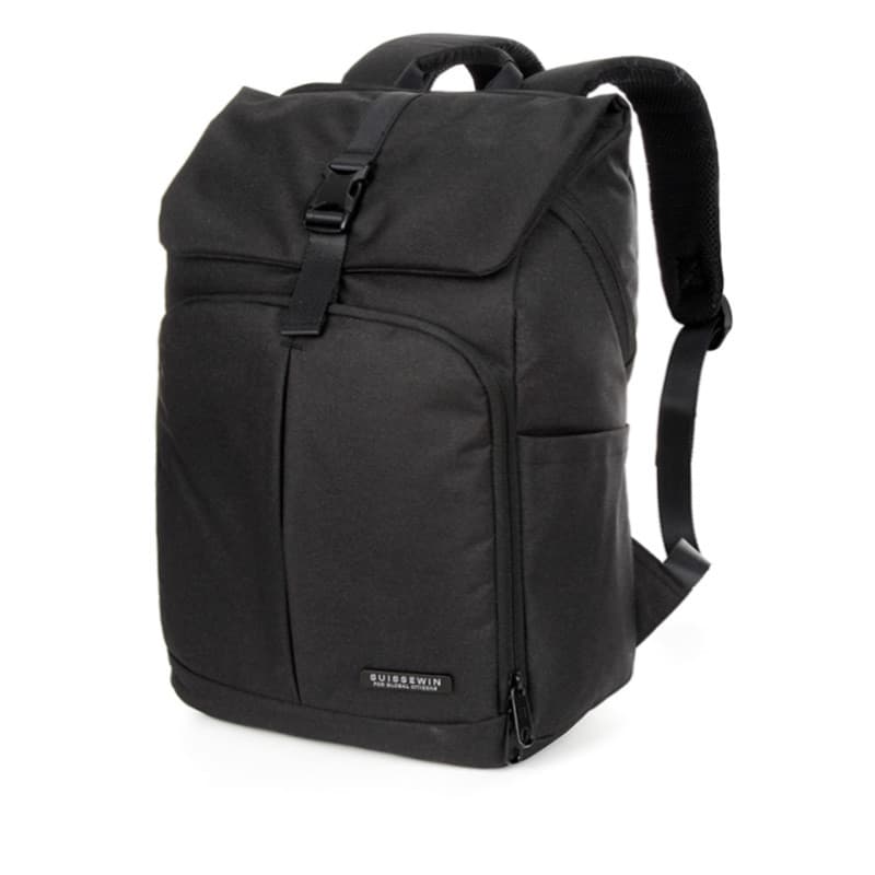 Xiangxing Bagagem SUISSEWIN Moda Mochila Engrossada Tecido Repelente de Água Mochila Moderna Bolsa para Computador de Vi