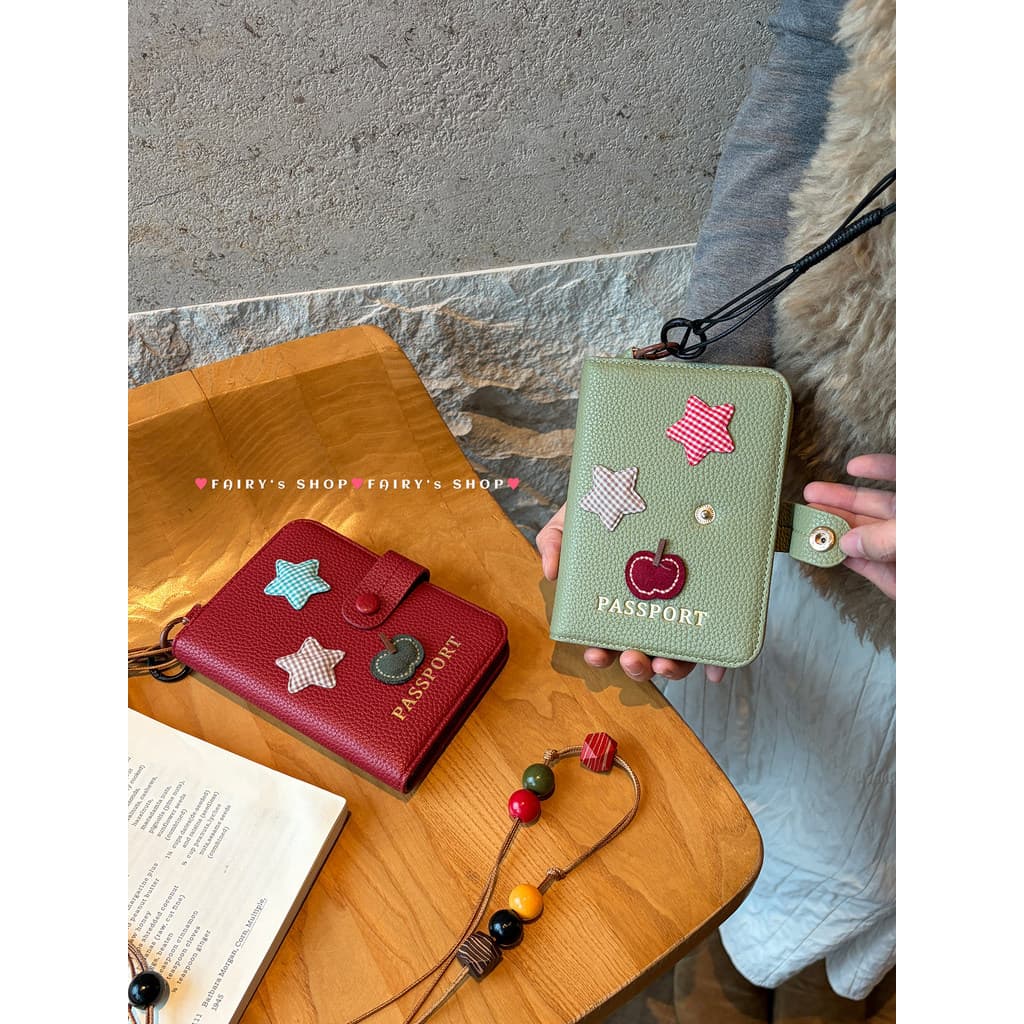 Saco de armazenamento de documentos portátil Halter pescoço de alto valor Cross-body viagem feminino portátil bilhete ca