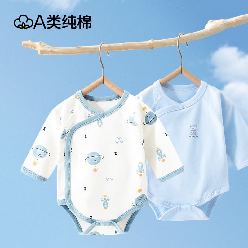 Roupas para bebês recém-nascidos, roupas de primavera, mês inteiro, macacão de algodão puro, macacão para bebês recém-na