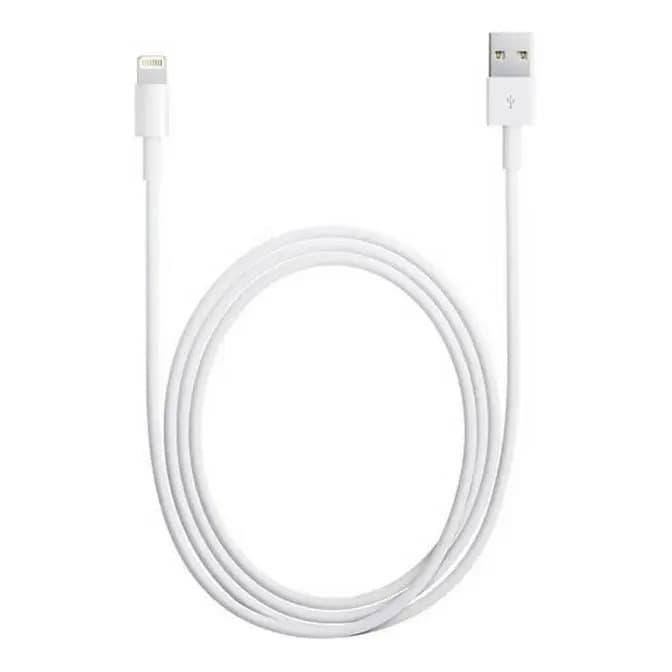 Cabo iPhone Carregador Foxconn Lightning Usb Para 8 A 14 Cor Branco