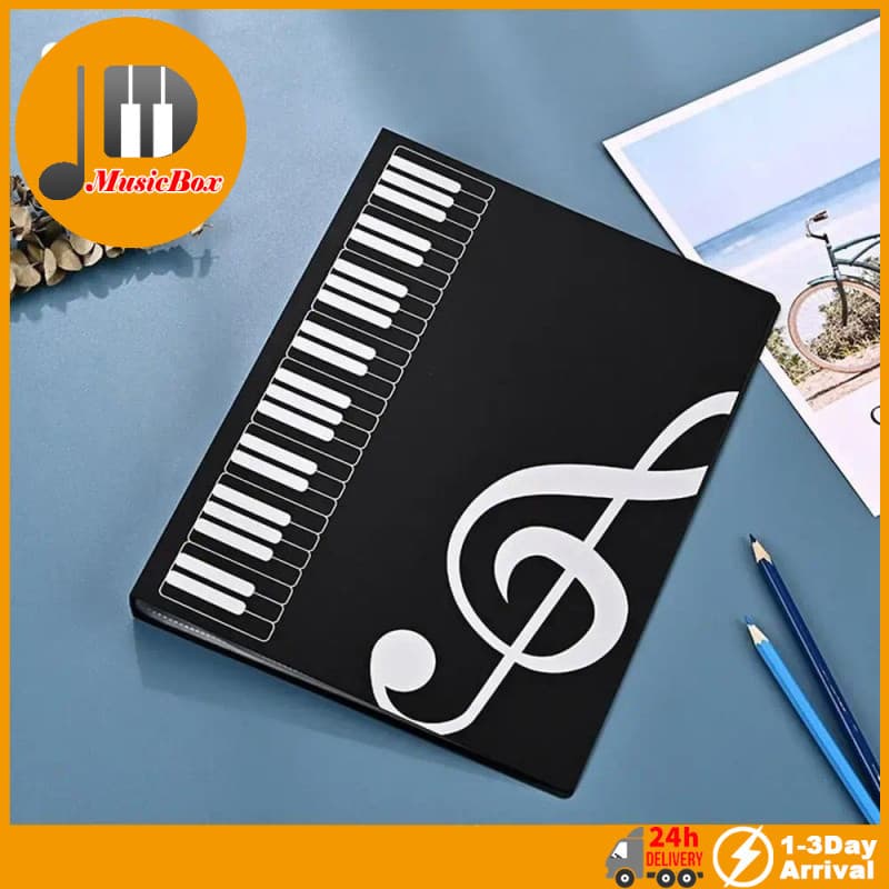 Pasta De Música Para Guitarra , Folhas De Papel Piano , Organizador De Armazenamento De Documentos , Partitura Musical A