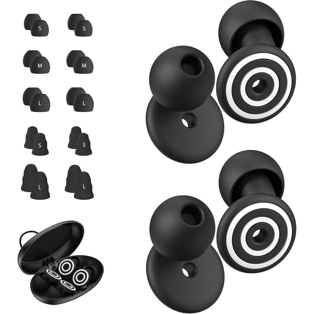 2 Pares de Protetores Auriculares para Redução de Ruído ao Dormir, Protetores Auriculares para Cancelamento de Ruído, Pr