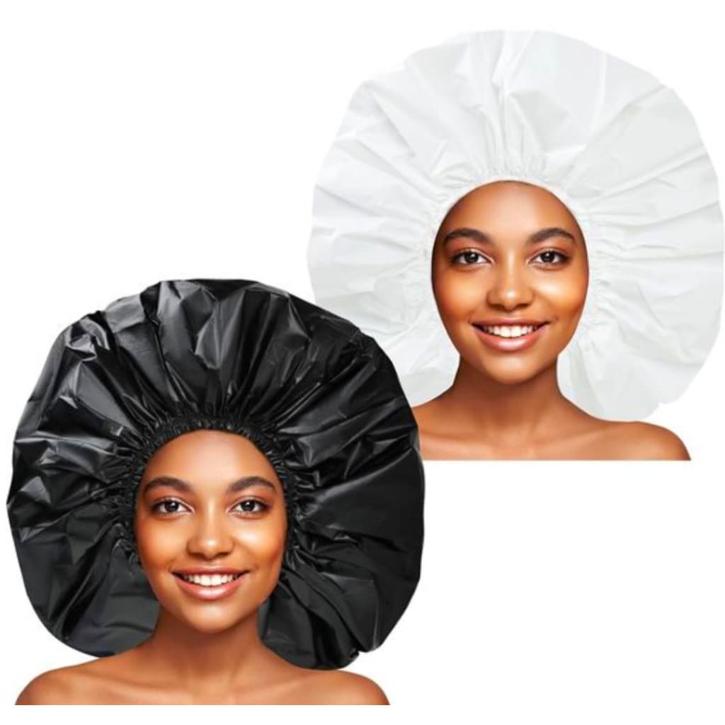 KIT 3UN - Touca para Banho - Afro e Crespo - Cabelo Volumoso (cores sortidas)