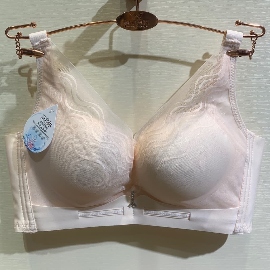 Stoveman 6639 não magnético sem fio macio Q-elástico algodão médio grosso B copo roupa interior reunião Push-Up seios su