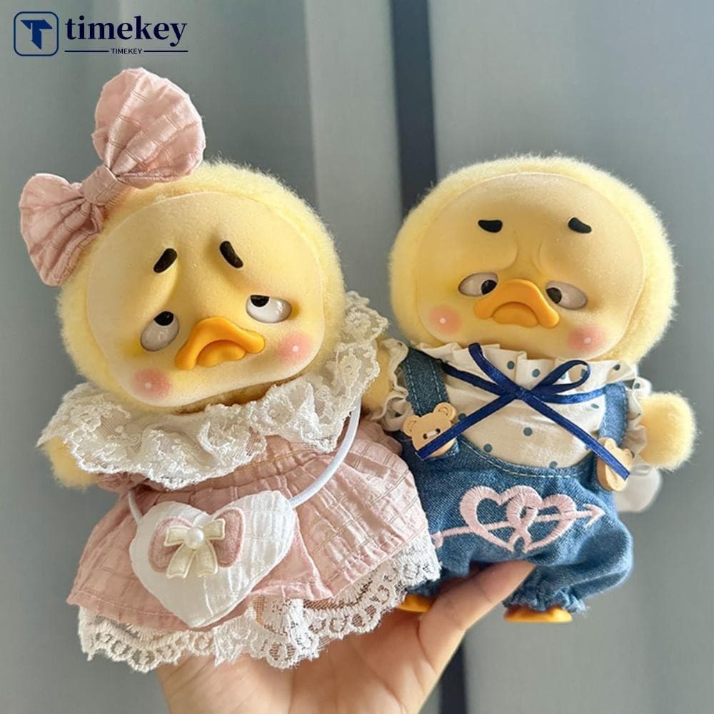 TIMEKEY [Somente Roupas] Camisa Para Anoying Pato Chateado Série De Pelúcia Acessórios De Bebê Pequeno Amarelo Boneca M5