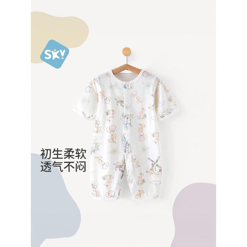 Macacão de bebê recém-nascido roupas de algodão puro recém-nascido primavera outono verão algodão fino novo estilo Close