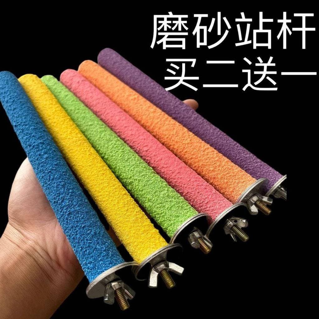 Sichuan pimenta de madeira pé pólo pássaro uso fosco papagaio moagem garra Molar estação barra suporte pé pele tigre var