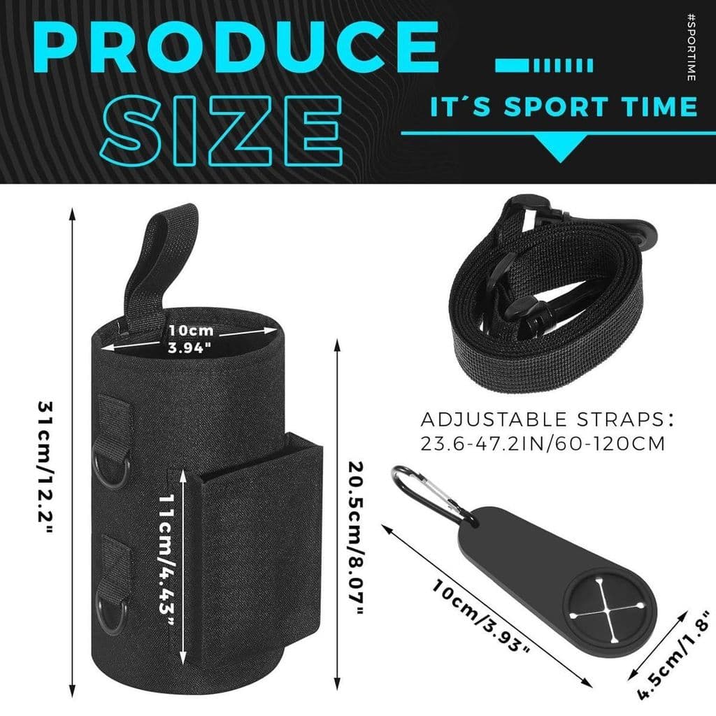 Bolsa magnética de Fitness Bolsa para garrafa de água magnética Bolsa de ombro esportiva com ímã transfronteiriço Bolsa